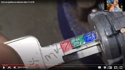 A push key in action A push key in action