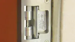 No-cut electric strike installed