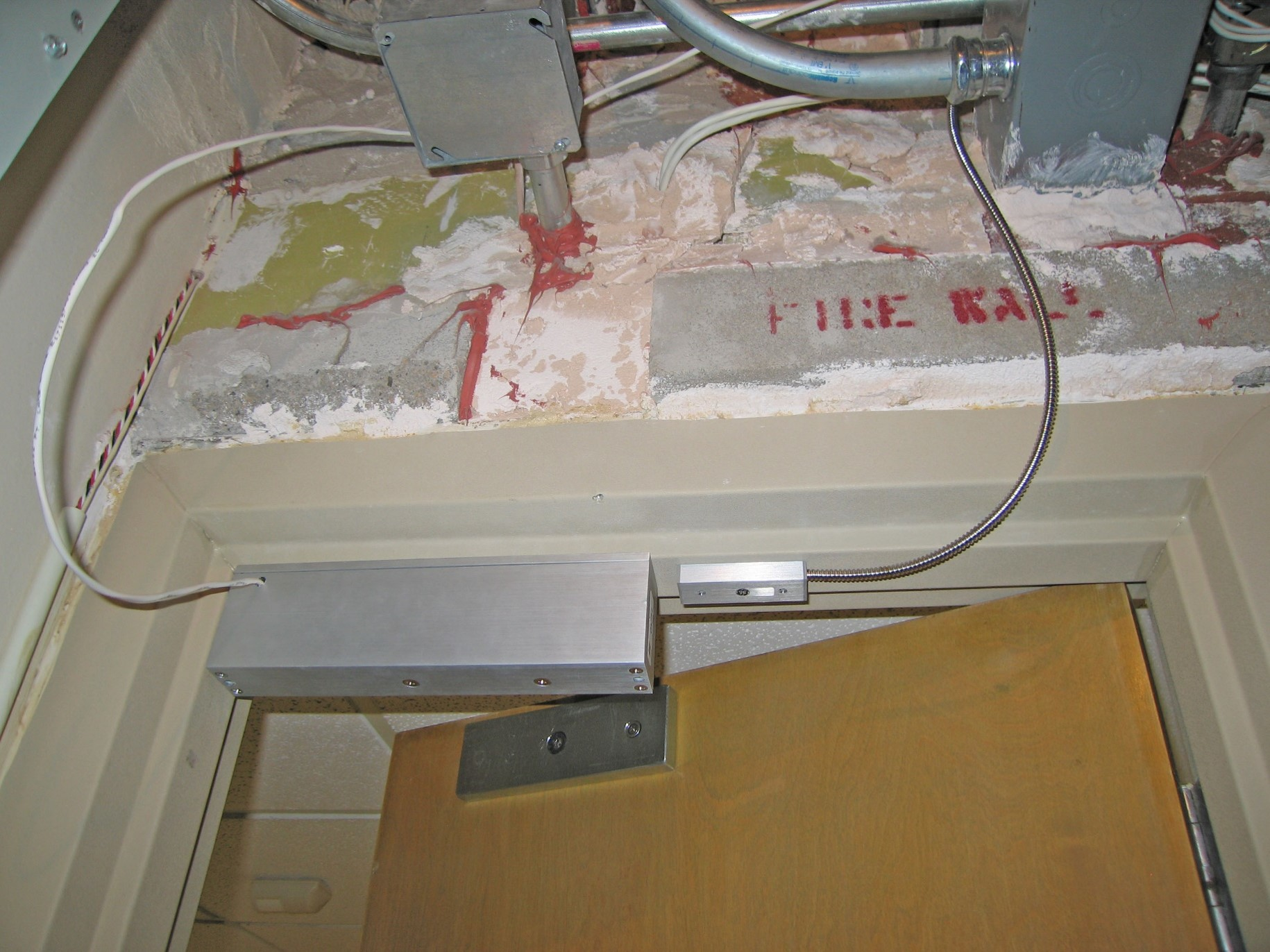 All locks on fire doors must be in working order.