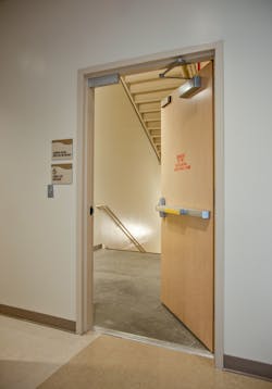 Many fire-door alterations might require a new inspection. Many fire-door alterations might require a new inspection.