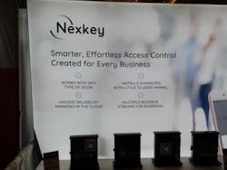 Nexkey trade show display Nexkey trade show display
