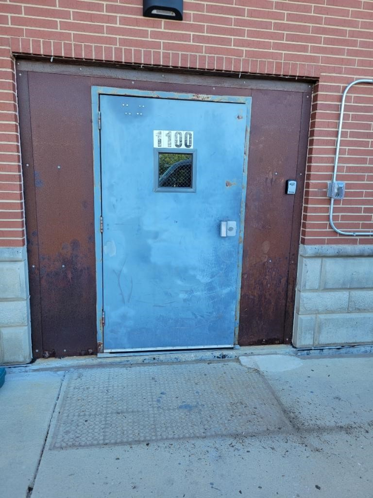 Image 1: The exterior door to be replaced