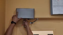 Image 19: One cover conceals the door closer and operator. Image 19: One cover conceals the door closer and operator.