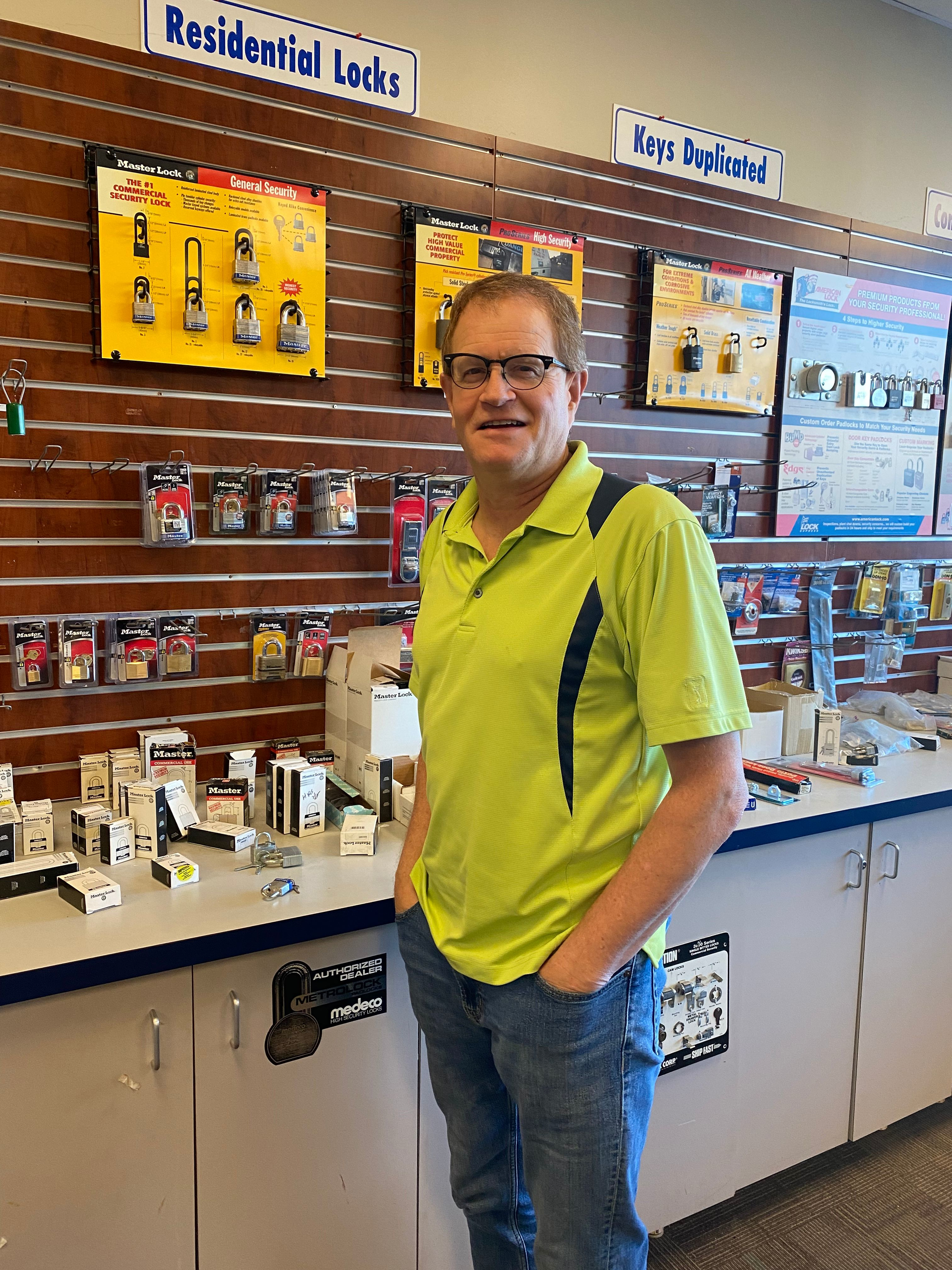 Steve Cook, manager of Valley Forge Security Center