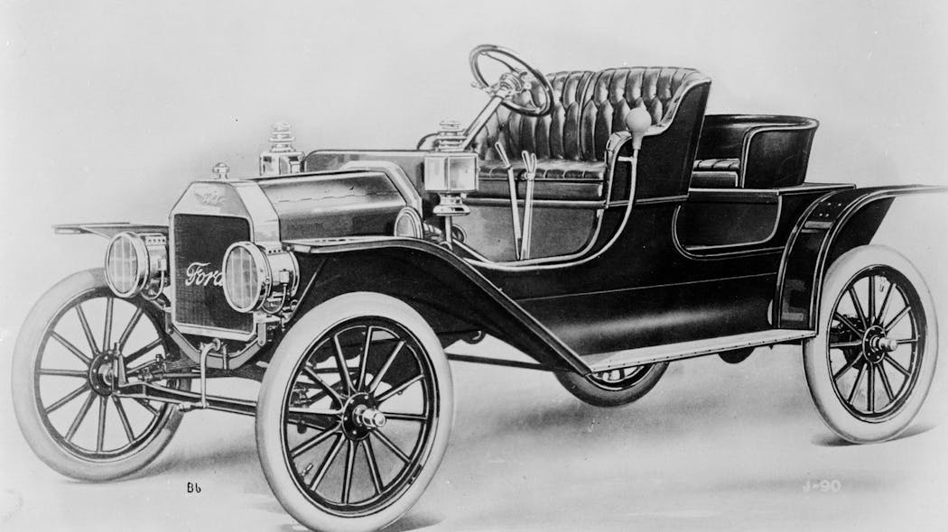 Ford Model T, as introduced in 1908