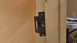 Image 3: The new strike fits the same prep as the old. Image 3: The new strike fits the same prep as the old.