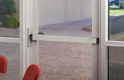 Exterior doors can have preload pressure build up because of air conditioning systems.