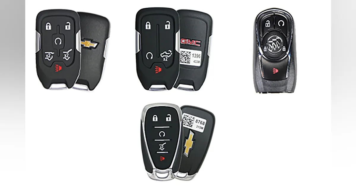 GM Proximity and Remote Keyless Entry Fobs from STRATTEC | Locksmith Ledger