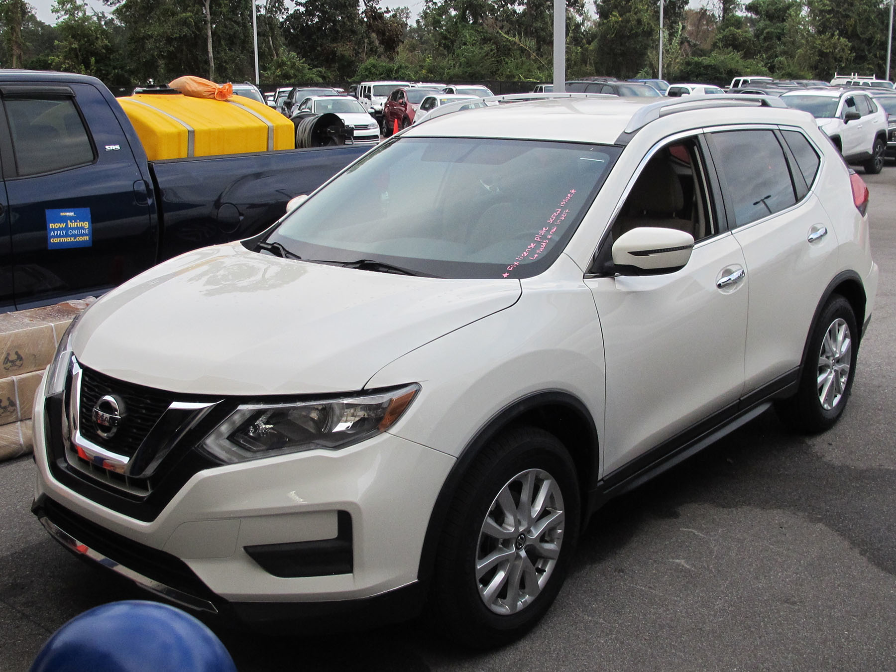 Image 1: The 2017 Nissan Rogue to which I added a fob programmed by the Autel MaxiIM KM100.