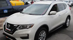 Image 1: The 2017 Nissan Rogue to which I added a fob programmed by the Autel MaxiIM KM100.