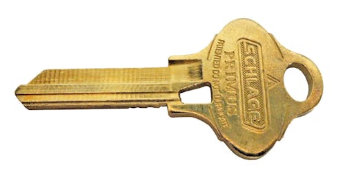 Schlage Primus patent-protected key blank