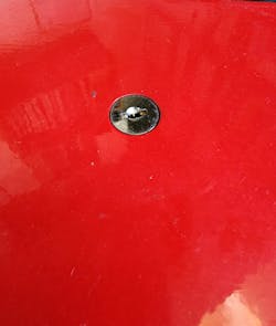 Image 1: The lock to the Eagle countertop vending machine we were asked to fit keys to Image 1: The lock to the Eagle countertop vending machine we were asked to fit keys to