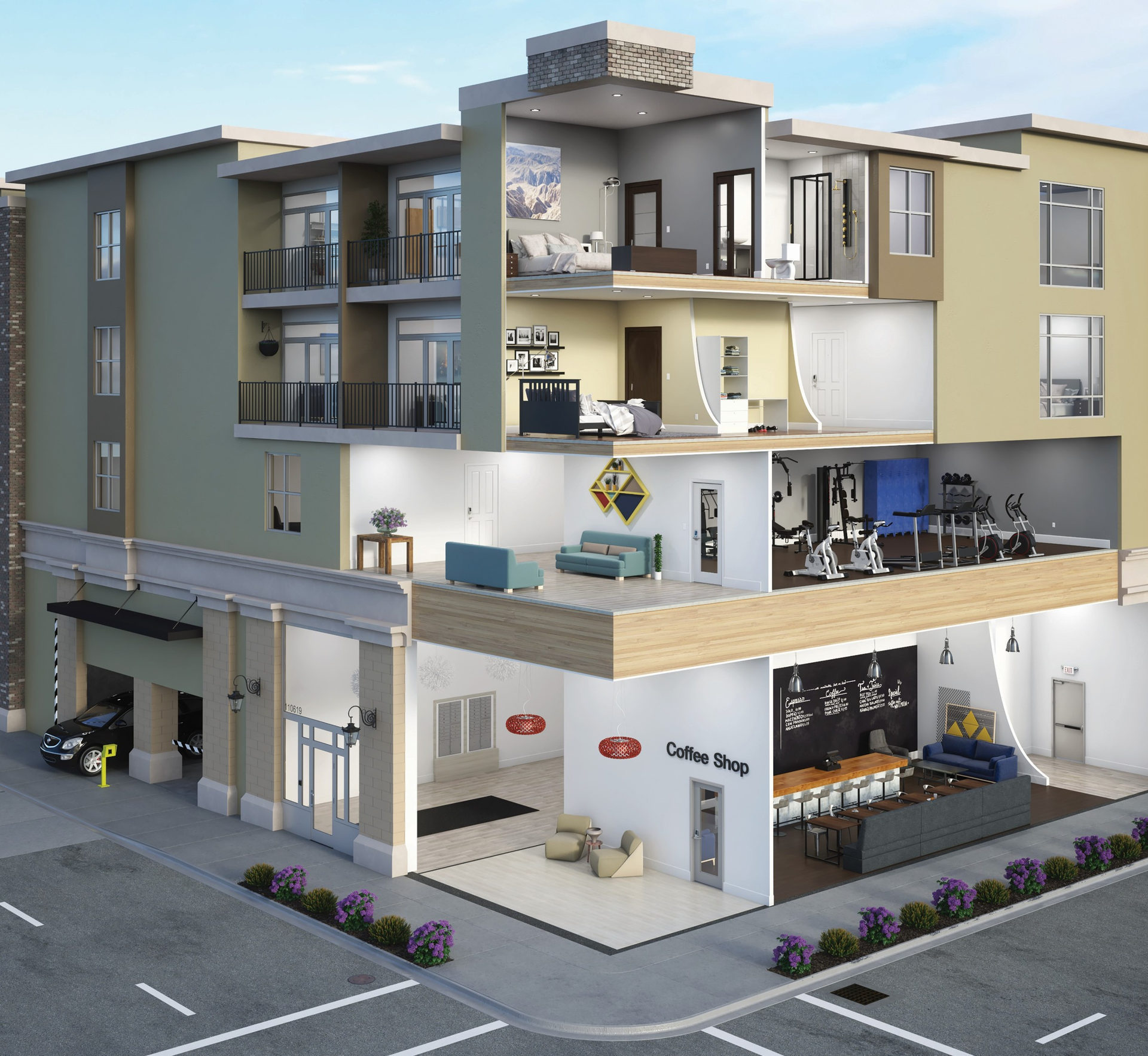 Yale multifamily schematic
