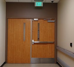 Controlled egress is the most restricted opening and is aimed primarily at nonpatient healthcare doors. Controlled egress is the most restricted opening and is aimed primarily at nonpatient healthcare doors.