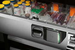 Electronic access control continues to increase, even on medicine cabinets. Electronic access control continues to increase, even on medicine cabinets.
