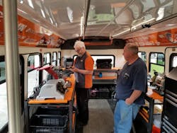 ReKey Xpress Lockzilla has plenty of room for multiple technicians to work. ReKey Xpress Lockzilla has plenty of room for multiple technicians to work.