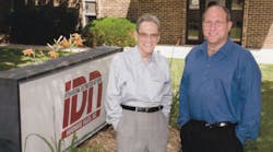Milt and Arnie Goldman in front of IDN Hardware Sales