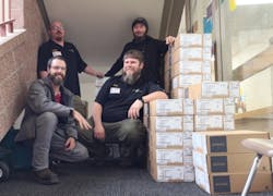 Photo 1. The four-man crew Photo 1. The four-man crew