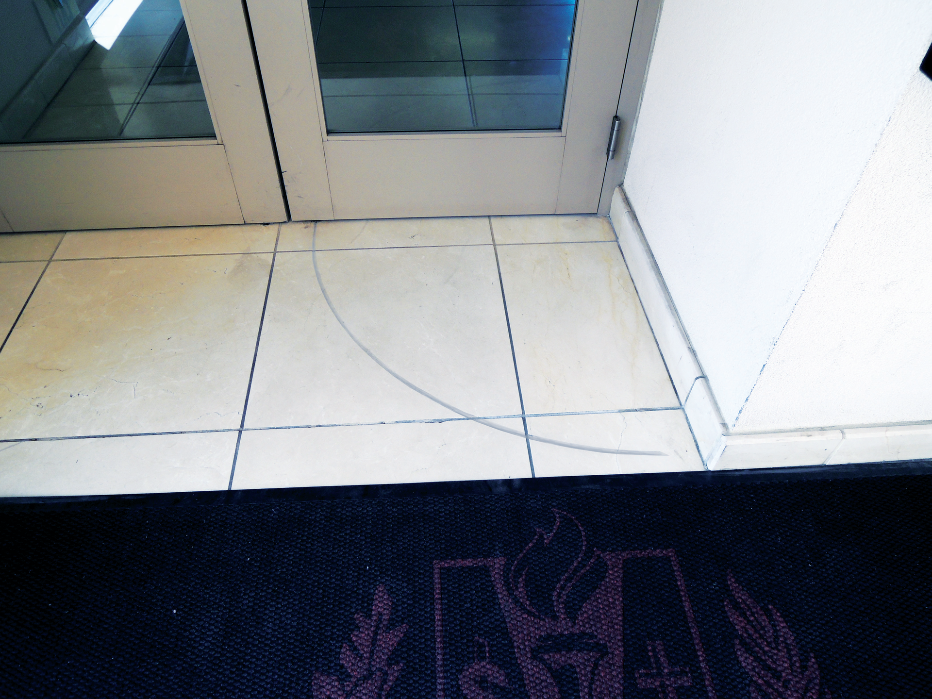 Obvious arc means opening needs attention