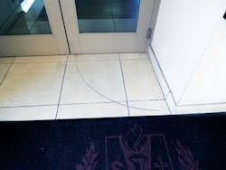 Obvious arc means opening needs attention Obvious arc means opening needs attention