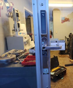 Finished installation, outside view Finished installation, outside view