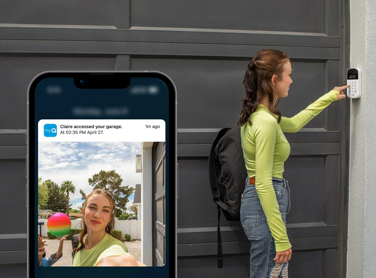 MyQ Smart Garage Video Keypad | Locksmith Ledger