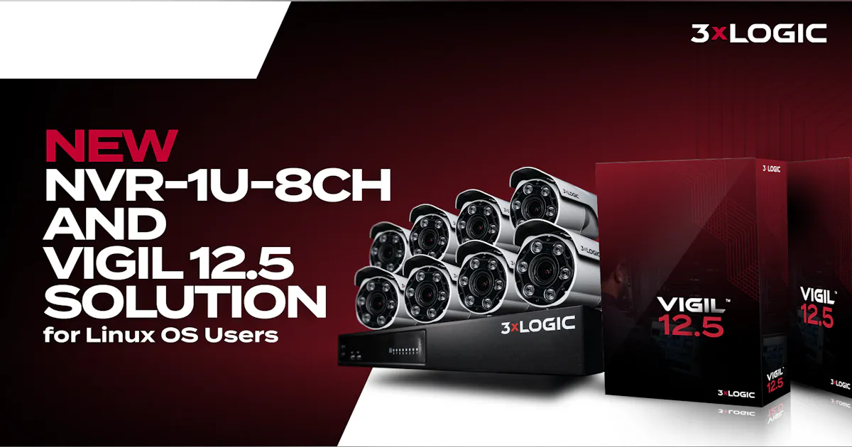3xLOGIC NVR-1U-8CH Network Video Recorder | Locksmith Ledger