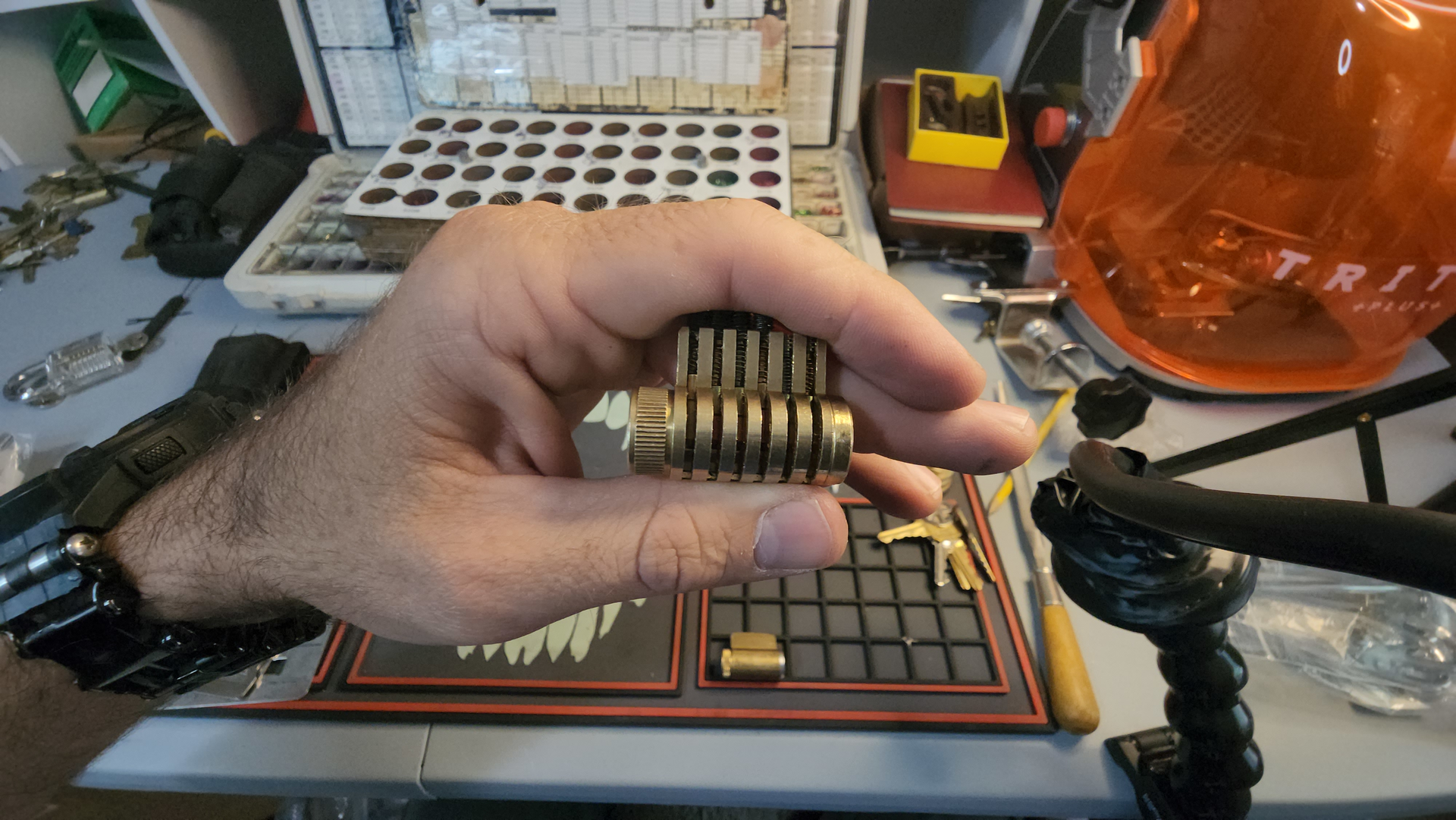 Photo 1. Cylinder cutaway