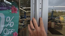 Photo 13. Ives hinge allows for movement Photo 13. Ives hinge allows for movement