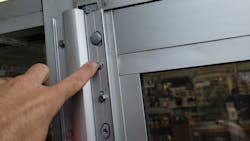 Photo 18. Throughbolts installed Photo 18. Throughbolts installed