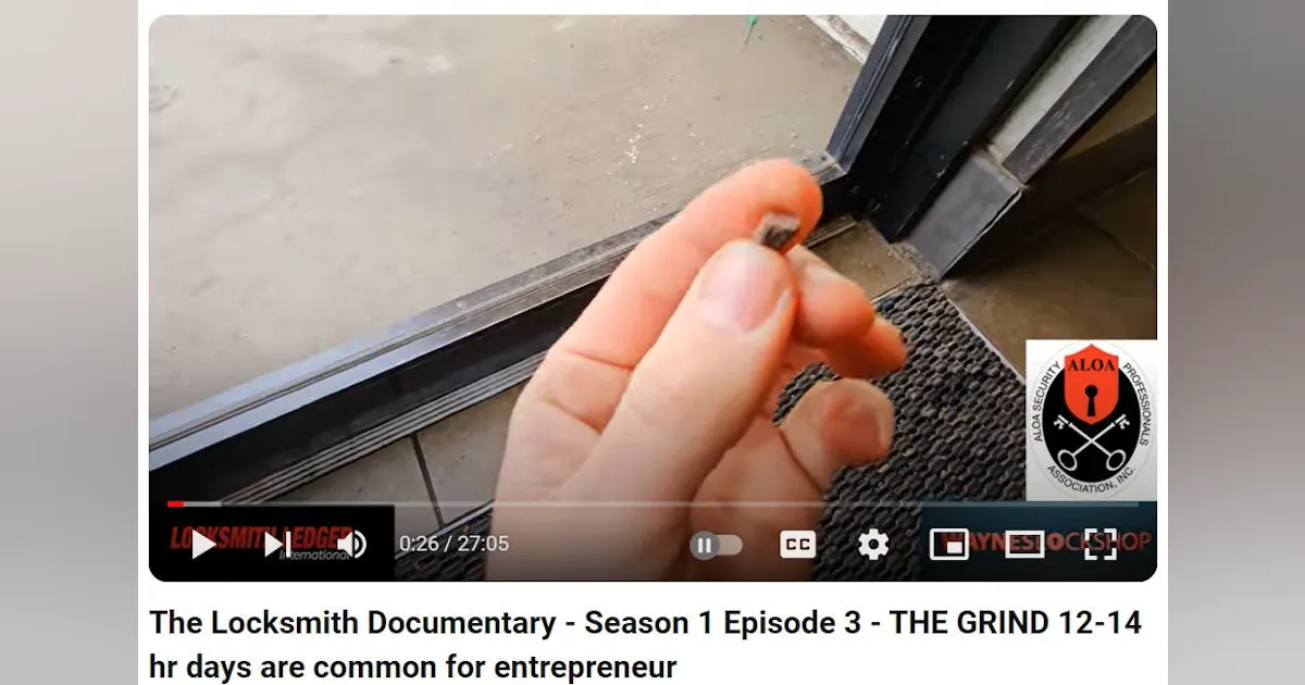 The Locksmith Documentary | Locksmith Ledger