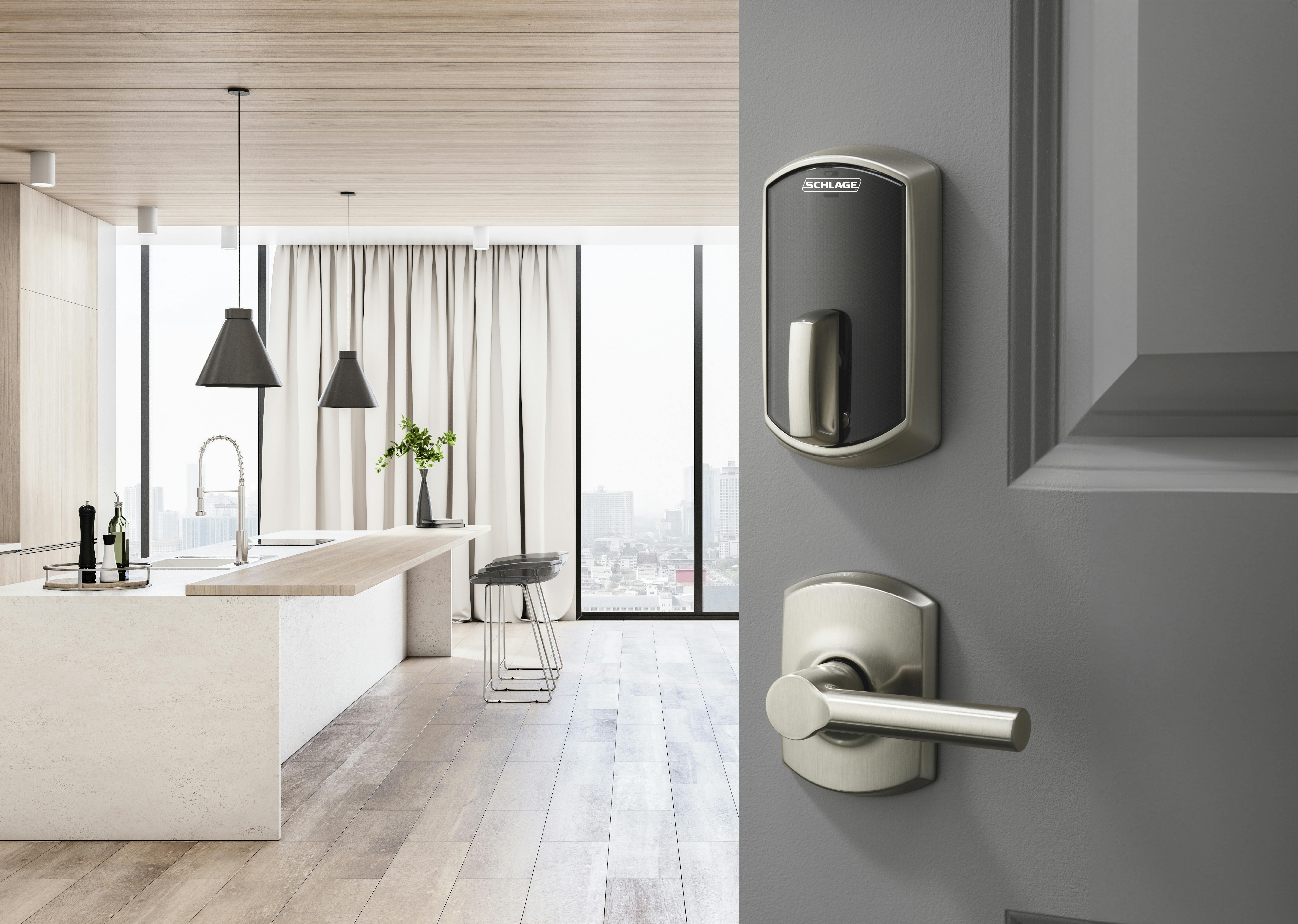 Schlage Control mobile-enabled smart lock works with Bluetooth or NFC