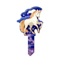 Lucky Line's new unicorn key blank Lucky Line's new unicorn key blank