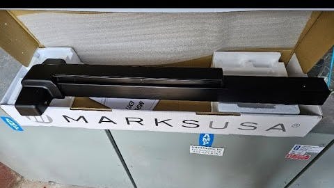 Installing Marks M99 Exit Device On Exterior Gate - Wayne Winton & Locksmith Ledger International