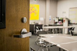BHMA is revising its code to require new schools to have locks on classroom and exterior school doors. BHMA is revising its code to require new schools to have locks on classroom and exterior school doors.
