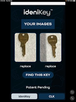 Testing mailbox key on iPad Testing mailbox key on iPad