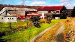 Humble beginnings: Top Notch started out in this barn in Honesville, Pennsylvania Humble beginnings: Top Notch started out in this barn in Honesville, Pennsylvania