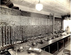 S&S Lock Shop keyboard in the early 1900s. S&S Lock Shop keyboard in the early 1900s.