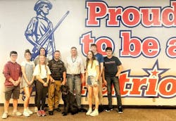 The Jay County school resource officer and dog visit the junior/senior high school The Jay County school resource officer and dog visit the junior/senior high school