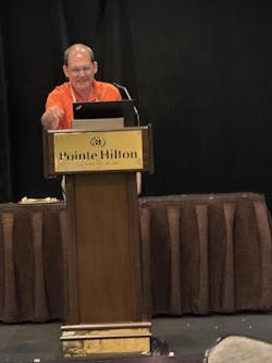 SHDA Outgoing President Lance Johnsen during the SHDA Annual Business Update lunch. SHDA Outgoing President Lance Johnsen during the SHDA Annual Business Update lunch.