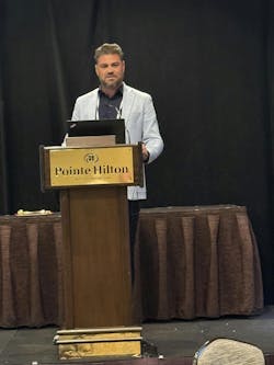 SHDA Incoming President Charlie Weaver during the SHDA Annual Business Update luncheon. SHDA Incoming President Charlie Weaver during the SHDA Annual Business Update luncheon.