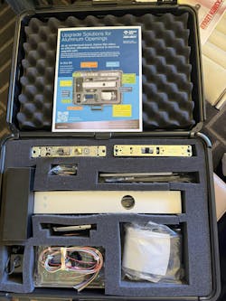 Adams Rite's new upgrade solutions kit at SHDA 2025. Adams Rite's new upgrade solutions kit at SHDA 2025.