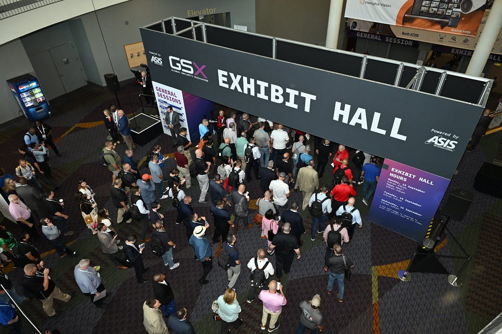 Crowds entering the GSX show floor in 2024