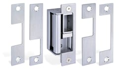 Universal, all-in-one strike packages include multiple faceplates Universal, all-in-one strike packages include multiple faceplates