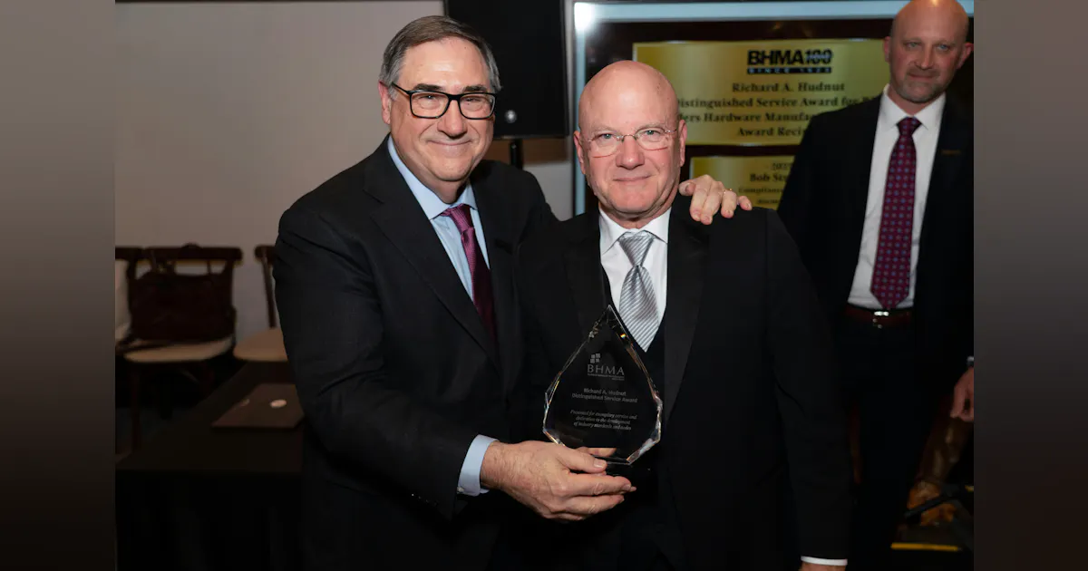 Bob Strong BHMA Presents 2025 Richard A. Hudnut Award to Robert Strong | Locksmith ...