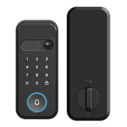 Chamberlain's myQ Secure View 3-in-1, combines smart lock, video doorbell, and intercom system functionality into a single integrated unit. Chamberlain's myQ Secure View 3-in-1, combines smart lock, video doorbell, and intercom system functionality into a single integrated unit.