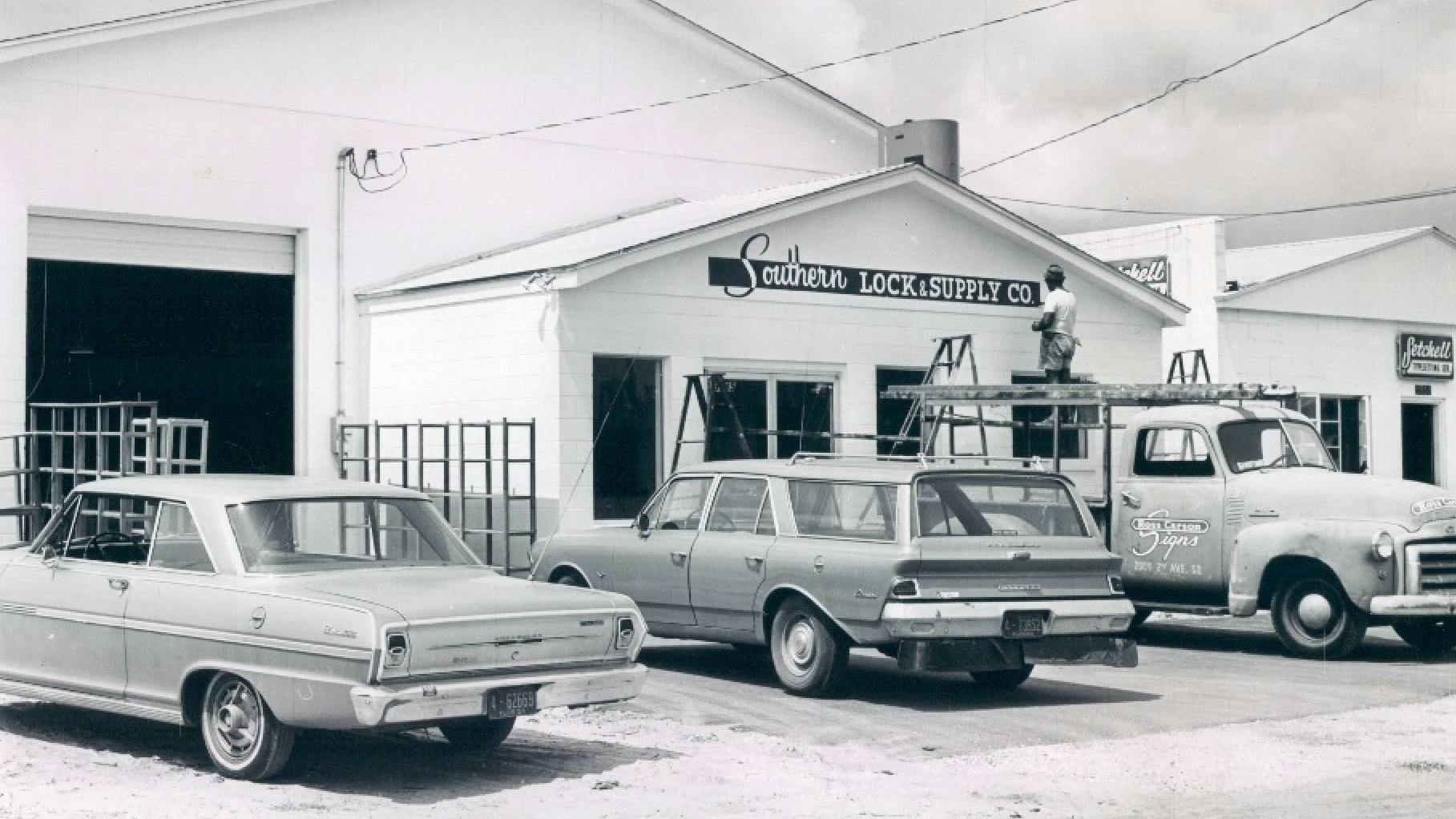 Southern Lock and Supply's first warehouse