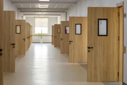 PASS Version 7 says properly locking doors is an essential component in a school and specifically highlights in-depth coverage of door locks and door devices. PASS Version 7 says properly locking doors is an essential component in a school and specifically highlights in-depth coverage of door locks and door devices.