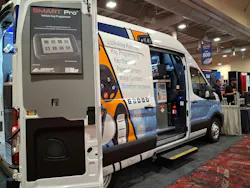 Ilco van, loaded with key machines and tools