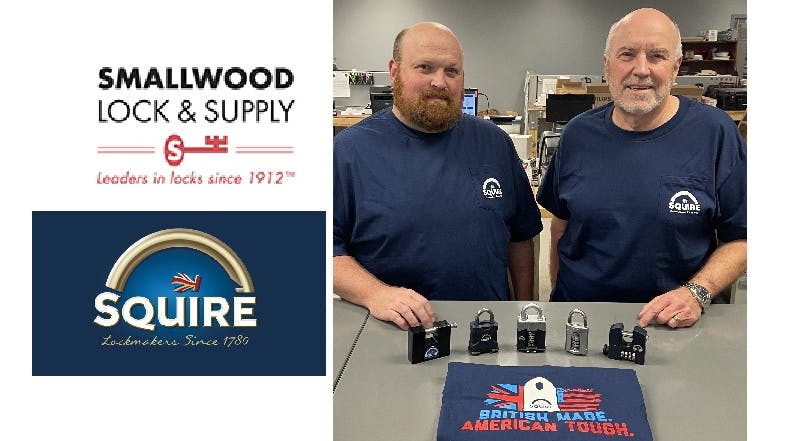 John Smallwood (left), director of sales, and Michael Smallwood, president of Smallwood Lock and Supply